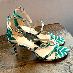 Nine West Tropical Print Heels